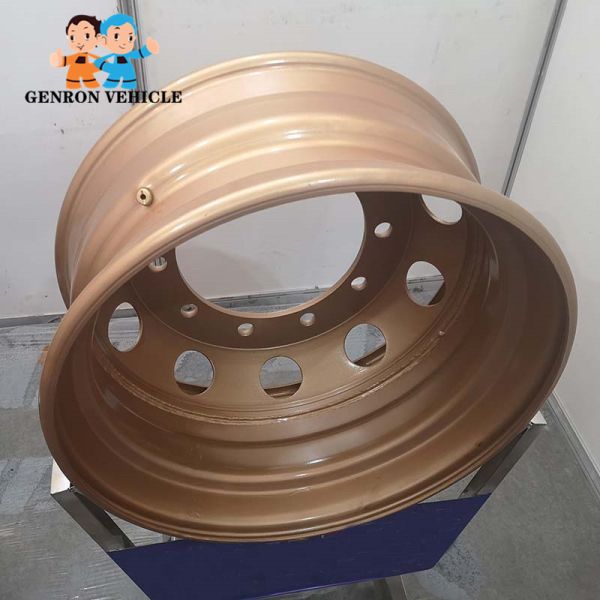 11R22.5 10 Hole 22.5Inch Aluminum Trailer Wheels For Axles