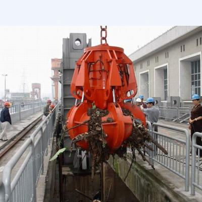 Hydraulic Garbage Crane Grab Bucket For Sewer Garbage Disposal