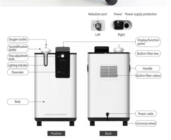 110V 220V 5 Liter Oxygen Concentrator , Commercial Oxygen Concentrator