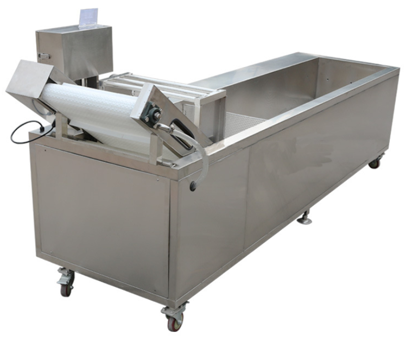 800kg/h Vegetable Bubble Washing Machine , 3.2m Industrial Fruit Washing Machine