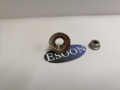 M5 DIN6923 ISO4161 Hex Flange Nut Zinc Plated Serrated Mode Coarse Thread