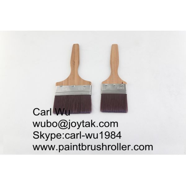 Natural bristle Chinese bristle synthetic mix 2 piece paint brush sets wood handle plastic handle 5 inch PBS-017
