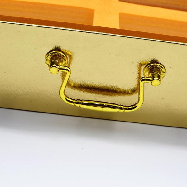 MDF Luxury Wooden Jewellery Boxes 230g Customized Handle Health Care Package