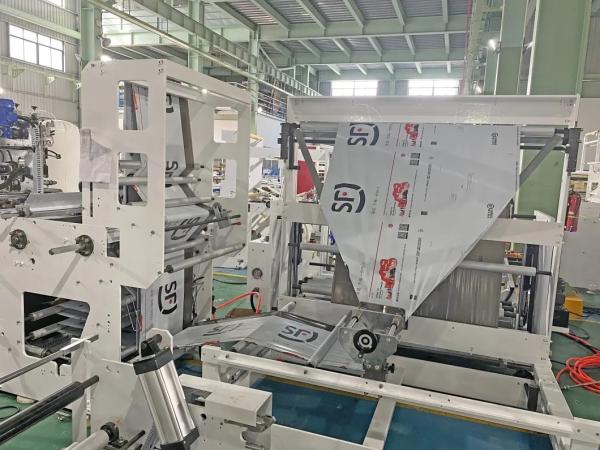 DHL UPS SF Security Check Express Bag Making Machine 80pcs/min