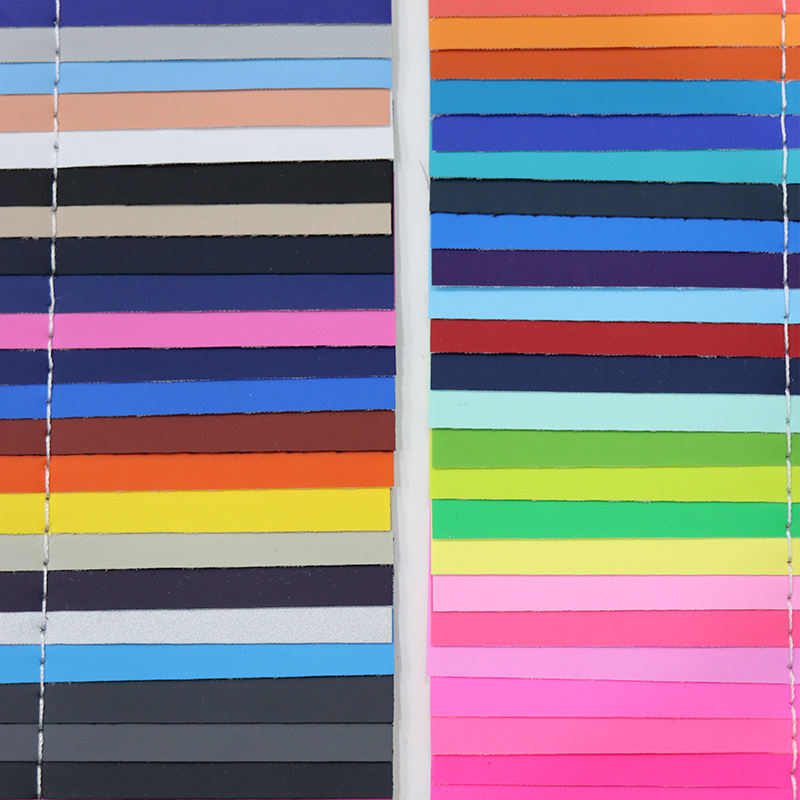 0.5mm Custom Hot Stamp Press Custom Iridescent Color Faux PU Synthetic Leather