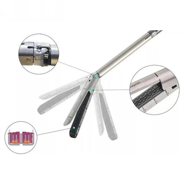 Teardrop Shaped Nail Groove Disposable Linear Cutter Stapler Thoracic Surgery
