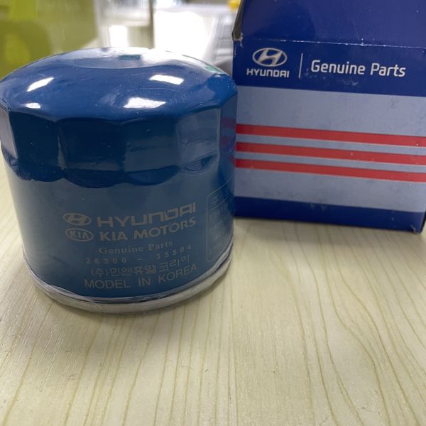 Genuine Parts Hyundai Oil Filter 26300-35504 For Kia Motors