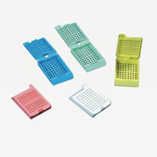 White, Yellow, Green POM / PP Embedding Cassette Biopsy For Medical Laboratory Devices WL13027