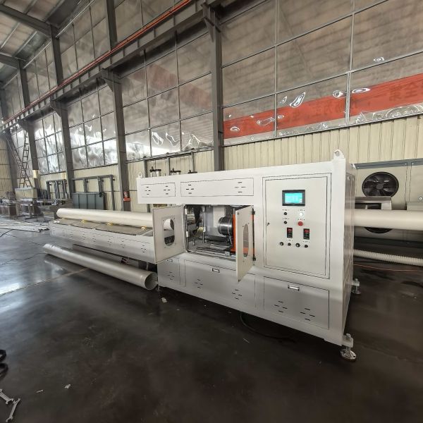 PVC Double Outlet Pipe Extrusion Machine for Water Supply and Sewer Pipe Production