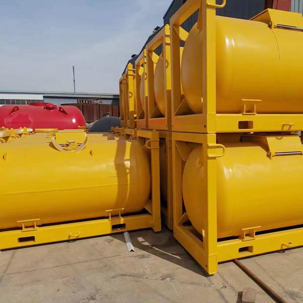 Container sous pression de réservoir en alkyl-aluminium de grande capacité M.A.W.P. 6 bar Transport chimique sûr