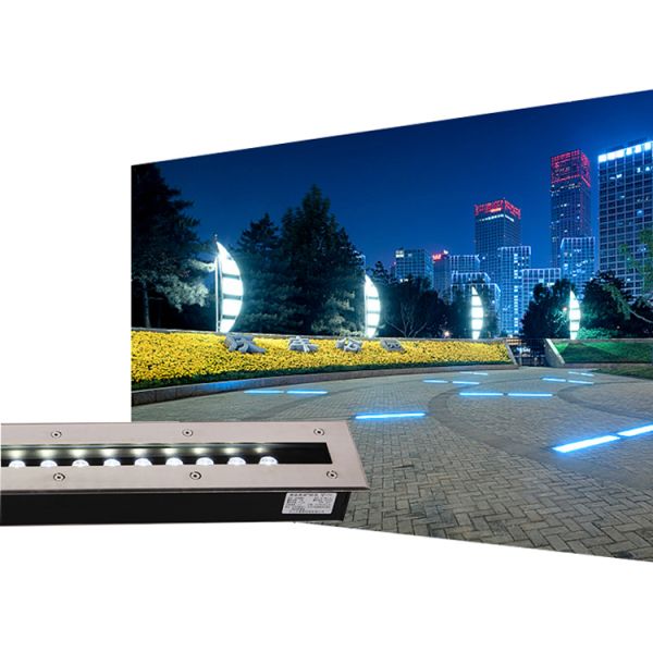 LED rectangular buried light outdoor waterproof buried light outdoor long linear square light