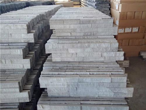 Slate Culture Stone China Quarry White Quartzite Cultured Stone WSQ-018