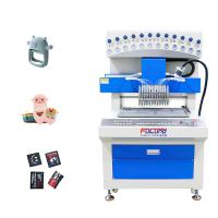 La máquina de fabricación de goma de 18 colores, máquina para hacer el PVC remienda completamente automático
