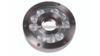 27w RGB 12v IP68 impermeável sob a lâmpada conduzida água da associação da luz 316SS do bocal da fonte