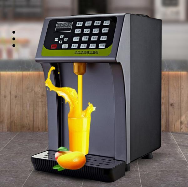 SS304 Milk Tea Shop Equipment Bubble Tea Fructose Machine Syrup Dispenser