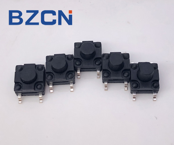 Surface Mount Push Button Switch / 12mm Tactile Switch Multiple Actuation Forces