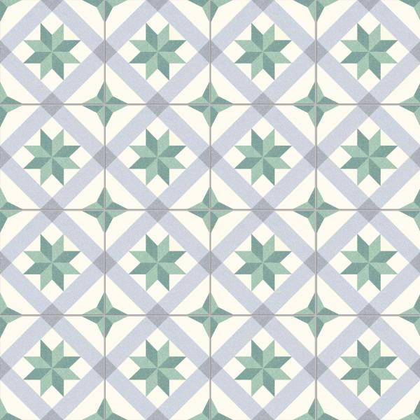 Light Green 250x250mm Antibacterial Ceramic Rustic Tile