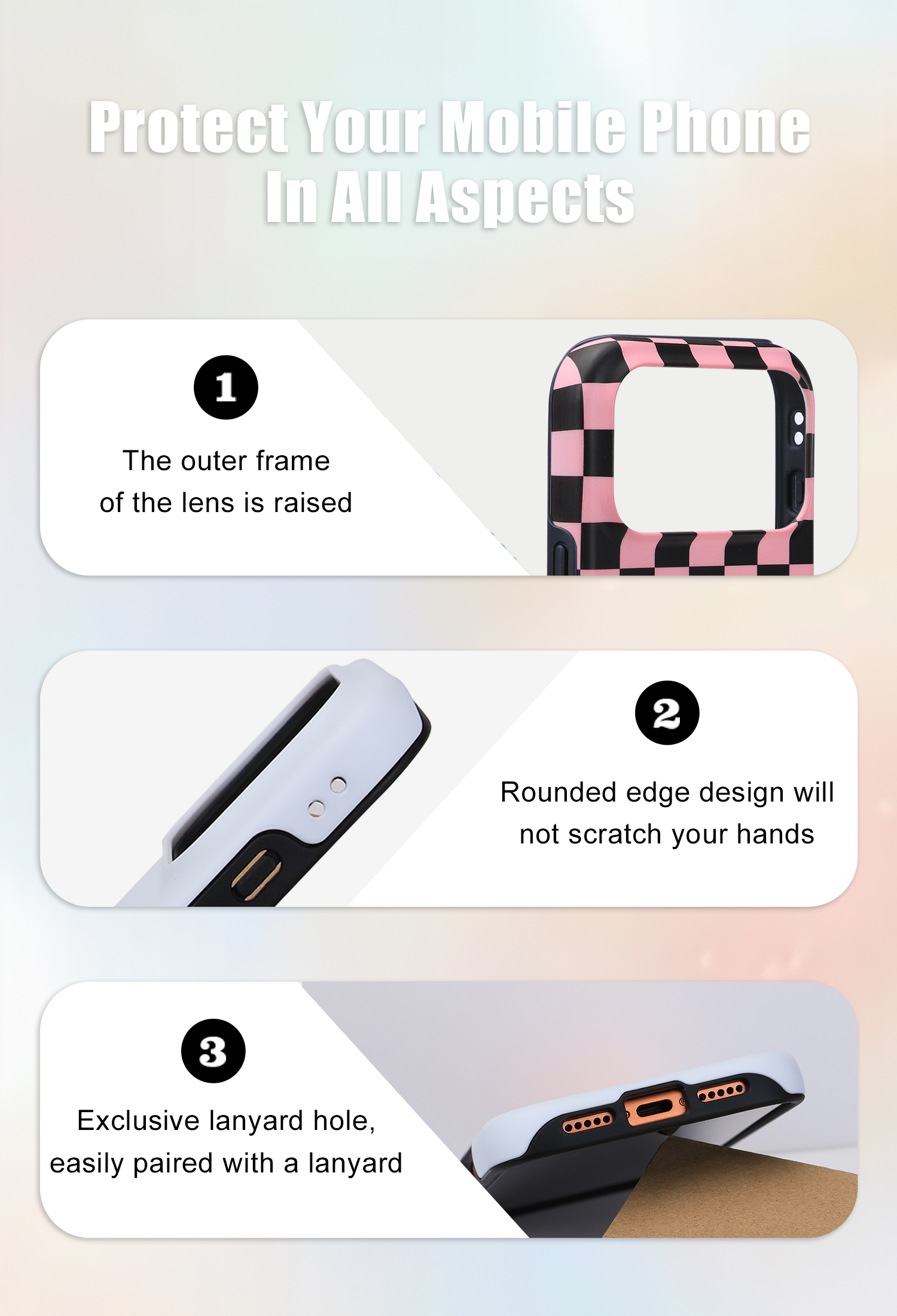 Customizable 5m Shockproof Compatible Magsafe 3D Film Sublimation Blank Phone Case for iPhone
