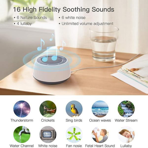 CE 2In1 Ambient Night Light Adults Sleeping Soothing Sounds Night Light