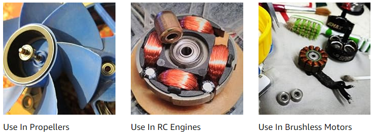 MR52 ZZ Bearing ABEC-5，  2x5x2.5mm Miniature  Ball Bearings for Fidget Spinners, Micro Motor, Office Equipment