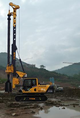 KR80A sondage rotatoire hydraulique de forage de profondeur de 28 m bien empilant la vitesse de rotation de Rig Machine With 8~30 t/mn