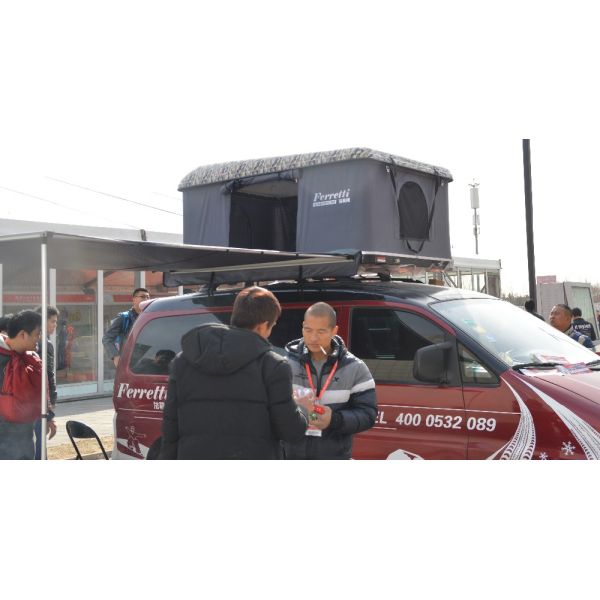 75KG Air Top Auto Rooftop Tent with Advance Turbo Flasher Box