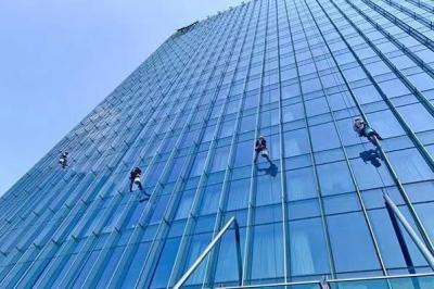 Custom Toughened Glass Curtain Wall Construction Sleek Design Long Lasting Durability