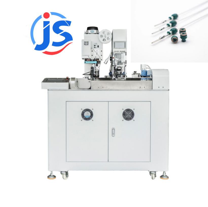 HR-601-1W Fully Automatic Single-End Crimping & Waterproof Plug Insertion Machine -One Side Crimp