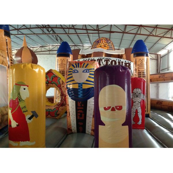 Amusement Park Commercial Inflatable Water Slides Egypt Tour Style