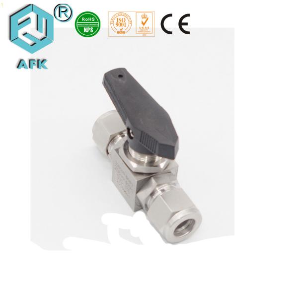 Válvula de bola de alta pressão de aço inoxidável de 1000psi 3000psi 6000psi SS