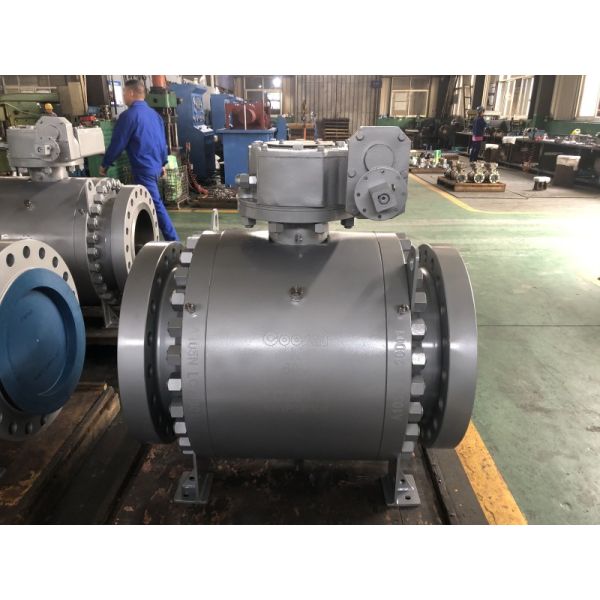 Антистатический пневматический металлический шаровой клапан