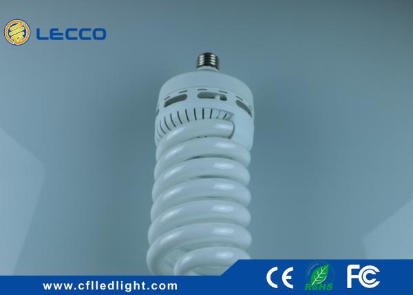 T5 6400k Energy Saving Lamp , Full Spiral Light Bulbs E27 / E40
