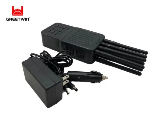 Portable 3G 4G 5g GPS Mobile Phone Signal Jammer 8000mAh