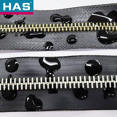 Waterproof Metal Zippers Auto Lock Versatile Zippers For Bags