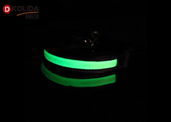 Night Safety Bright Flashing Adjustable Dog Leash , Usb Light Up Led Pet Leash