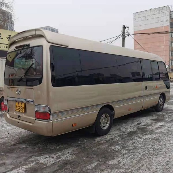 120kw Used Mini Bus Toyota Coaster 23 Seater coach
