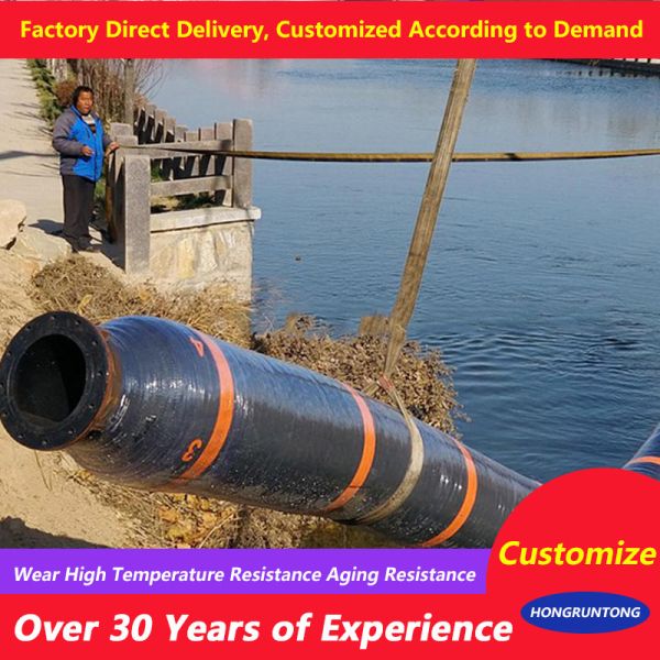 Leak Proof Dredging Pipeline Systems Abrasion Resistance Floating Hoses