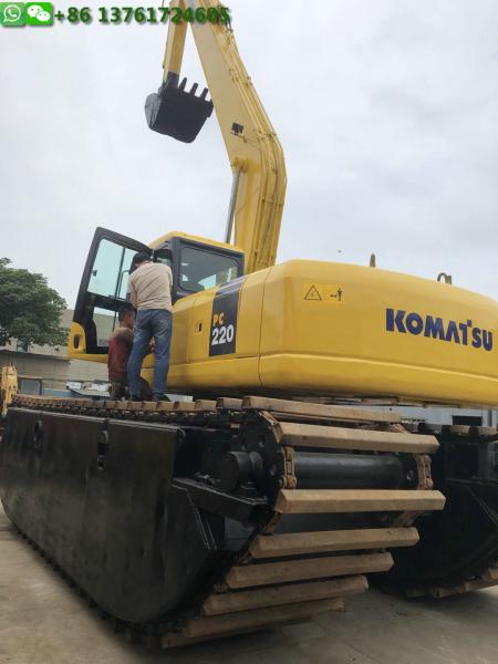 30000kg 2013 máquina escavadora usada do ano PC220-7 16m KOMATSU