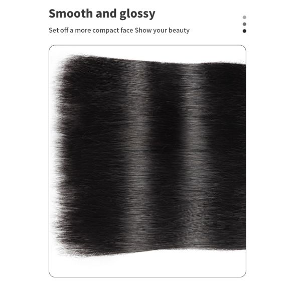 ST 10A Single Drawn 26 Inch Real Human Hair Bundles Sleek St Tangle Free