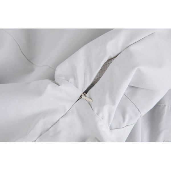 Waterproof Breathable Shell Jacket with Underarm Zipper Vent and Pink Lining