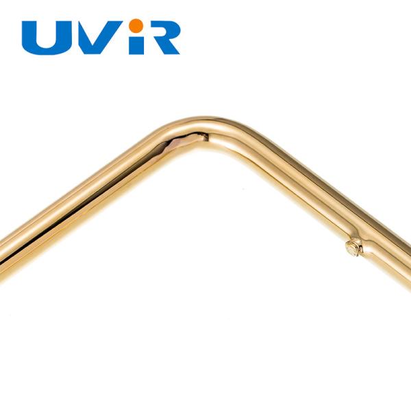 230V 910W U Type Heating Element Tube Gold Reflector Quartz Parts