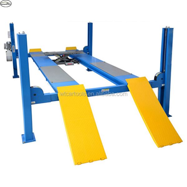 Rampa hidráulica para automóviles con 2.2 kW de potencia del motor y 480 mm de altura de elevación del jack secundario