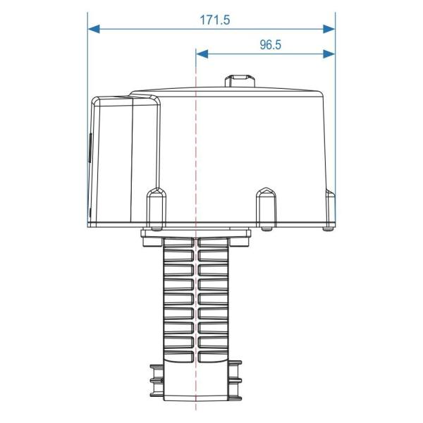 Electrically Controlled HVAC Control Parts Refrigeration Motorised Valve Actuator