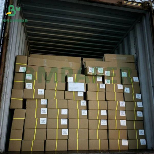 80gsm Purplish Blue Digital Paper CAD Plotter Rolls One Side White 610mm X 50m 2inch Core 80 gramos de papel digital azul púrpura de un lado blanco de 610 mm x 50 m de 2 pulgadas