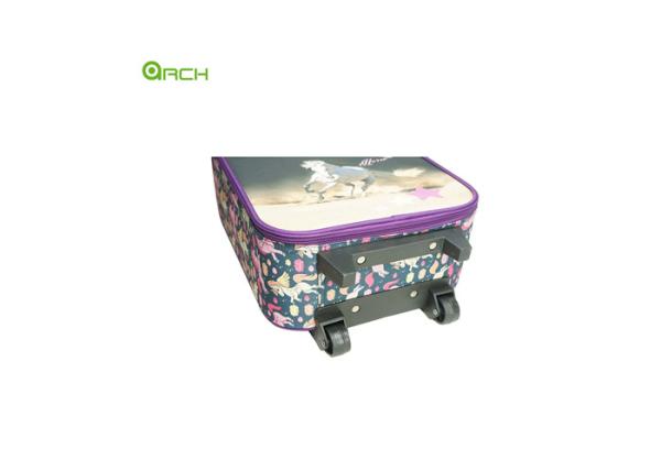300D Printing Kids Travel Luggage with material handles at the top