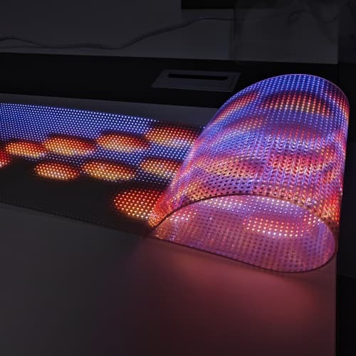 High Brightness P8 Transparent LED Display Screen Indoor Advertising Glass Window with LED Transparent Film