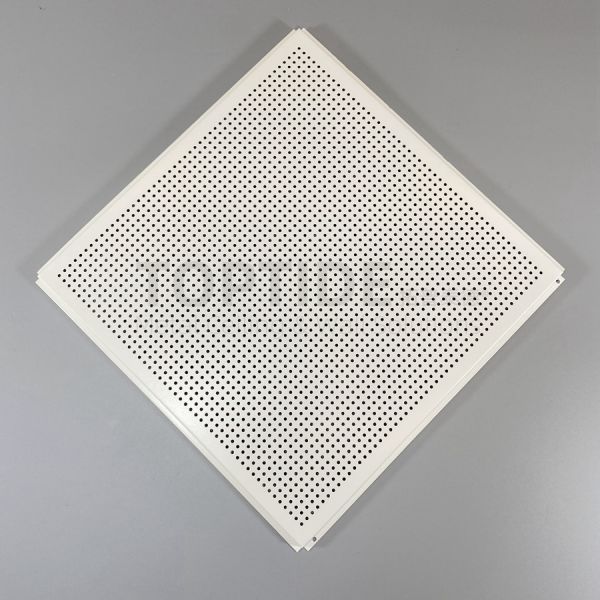 Artistic Textured Aluminium Snap Grid Ceiling Boards Steel Curved Ceiling Covering Materials