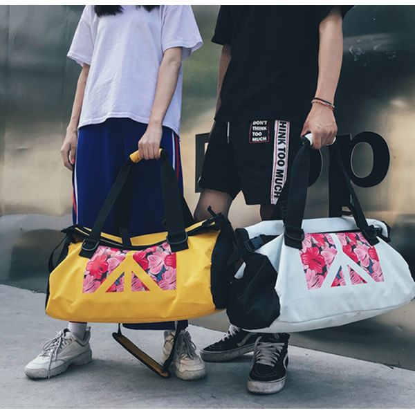 New personality Korean version of hualu travel bag Chao cool hip-hop fitness bag