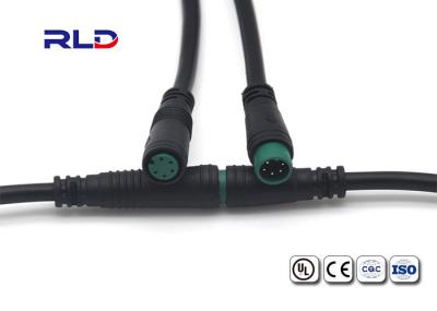 Tomada impermeável elétrica fêmea masculina 2 do conector da tomada IP65 material de borracha do PVC de 3 Pin