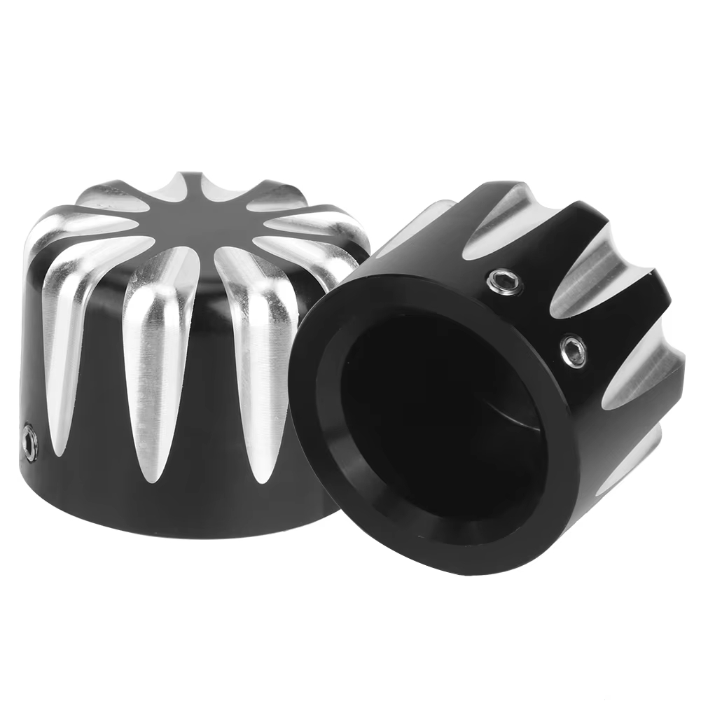 Motorcycle CNC Edge Cut Front Axle Nut Cover Bolt Kit For Honda Suzuki Kawasaki Yamaha Harley Shadow VT 750 1100 Bobber